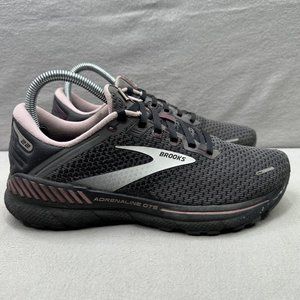 Brooks Adrenaline GTS 22 Womens Size 8 (B) Shoes Gray Pink Running Sneakers